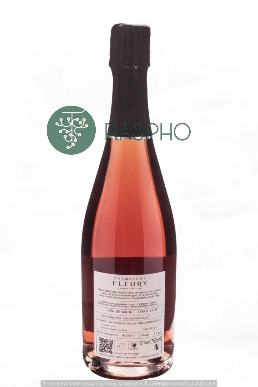 Fleury Champagne Rosè de Saignee Extra Brut
